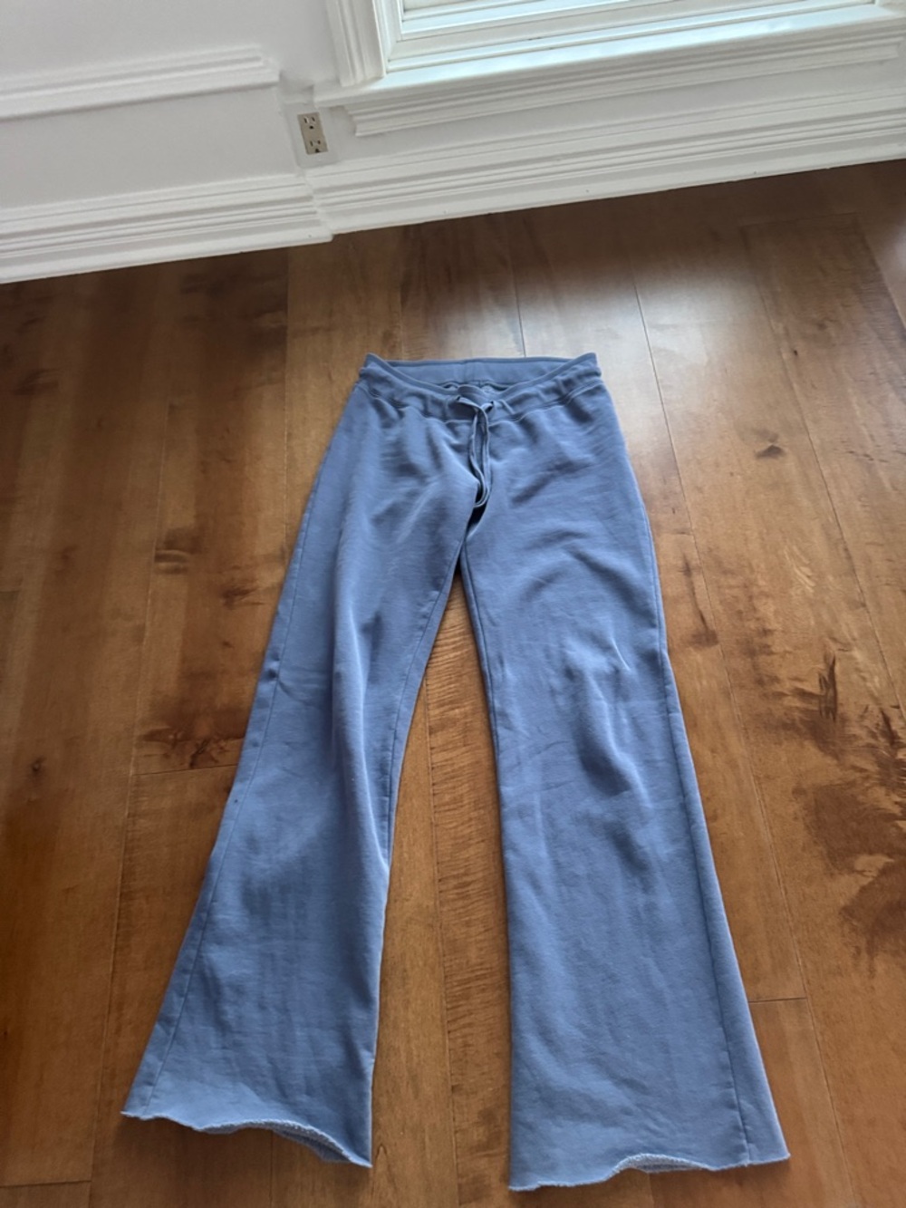 Brandy Melville Blue Flared Lounge Trousers